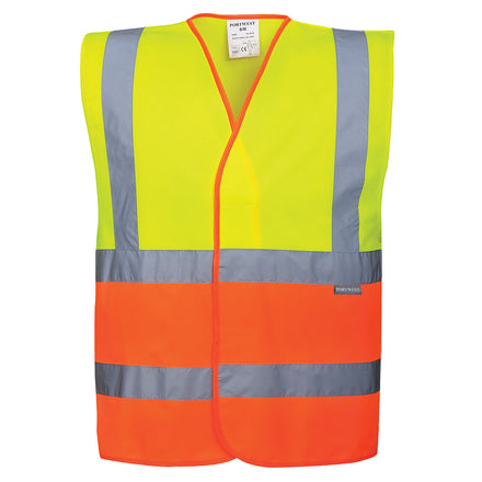 Portwest C481 - Hi-Vis Band and Brace Contrast Vest