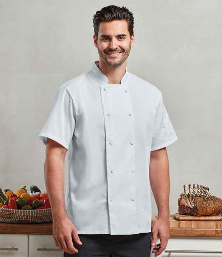 Chefs Coolchecker® short sleeve jacket PR902