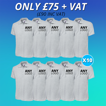 10 Polo Shirts Bundle Deal