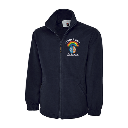 Rainbow Stroke Unit Fleece Jacket