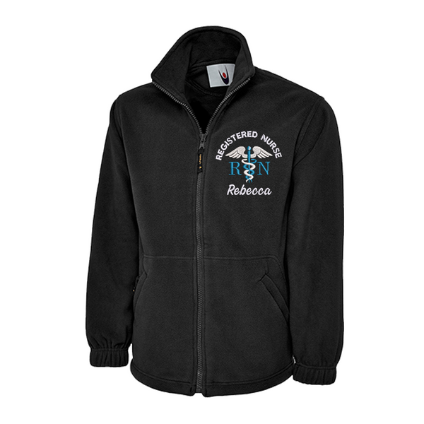 Registered Nurse Fleece Jacket NHS Fleece Custom Uniforms