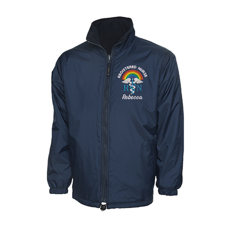 Rainbow Registered Nurse Waterproof Jacket