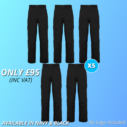 5 Work Trousers Bundle Deal