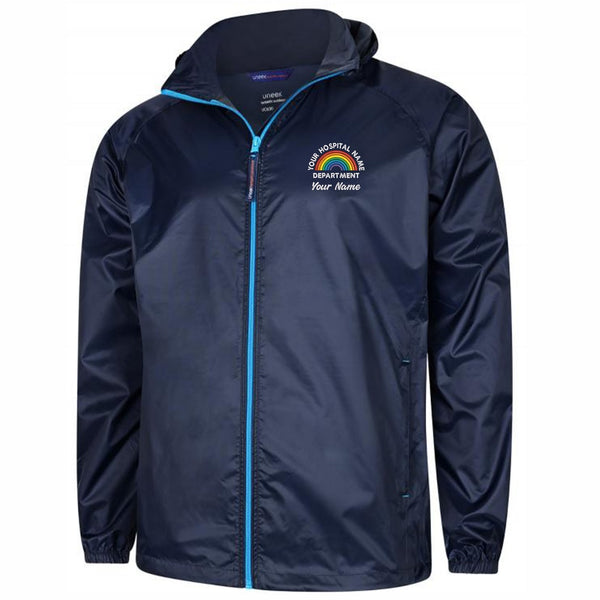 NHS Rainbow Lightweight Nylon Waterproof Coat Custom Uniforms