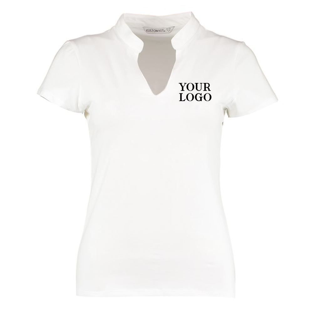 Women's V-Neck Fitted Top with FREE Logo (KK770)