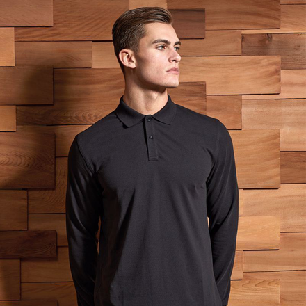 ‘Essential’ unisex long sleeve workwear polo shirt PR997