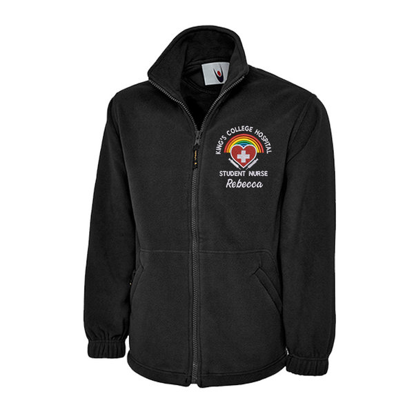 Custom Embroidered Fleece Jacket For Men & Women | Personalized Midweight Zip-Up With Your Text/Logo
