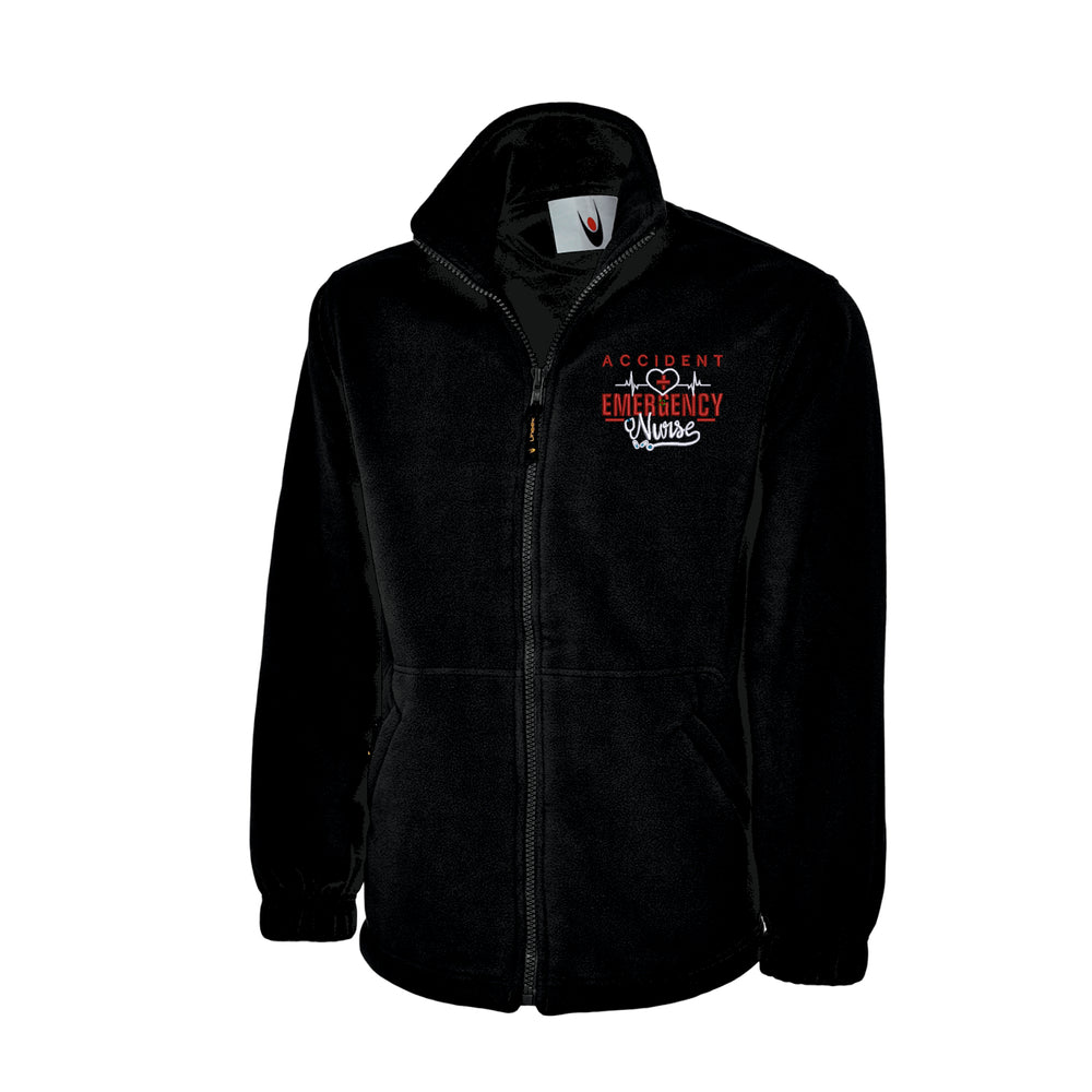A&E Heart Design Fleece Jacket