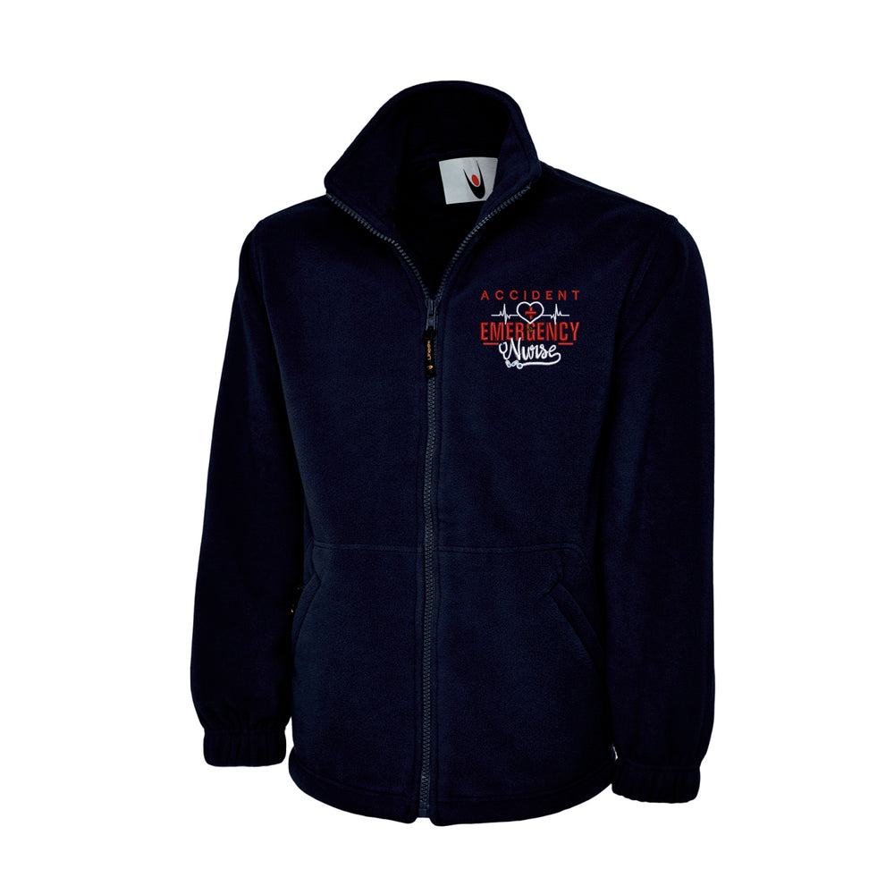 A&E Heart Design Fleece Jacket