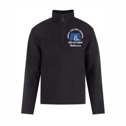 A&E Bold Quarter Zip Micro Fleece Jacket