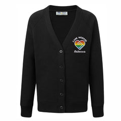 Care Worker Heart Design Cardigan