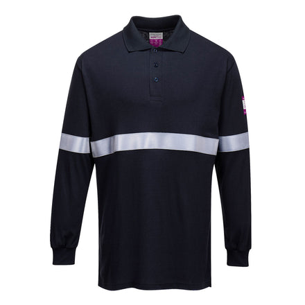 Portwest Modaflame Knit FR Long Sleeve Polo Shirt FR03