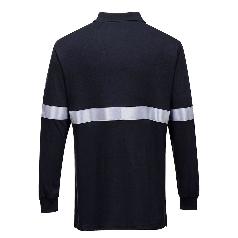 Portwest Modaflame Knit FR Long Sleeve Polo Shirt FR03