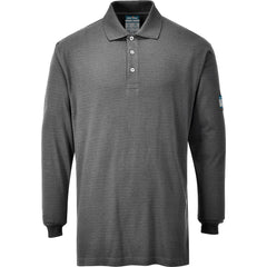 Portwest Modaflame Knit FR Long Sleeve Polo Shirt FR10