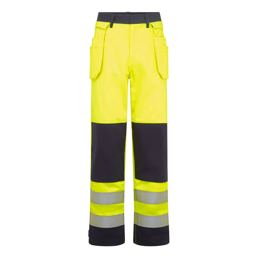 Portwest Bizflame Work Hi-Vis Contrast FR Holster Trousers FR440
