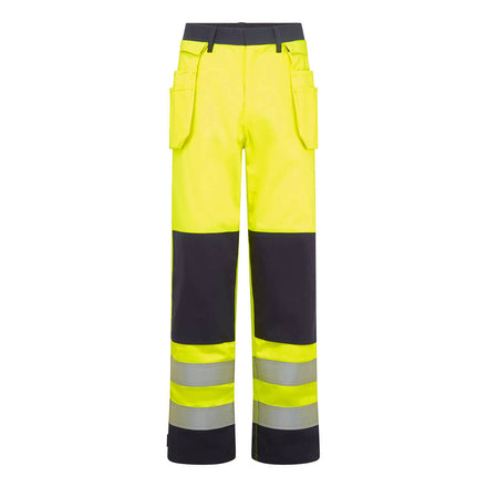 Portwest Bizflame Work Hi-Vis Contrast FR Holster Trousers FR440