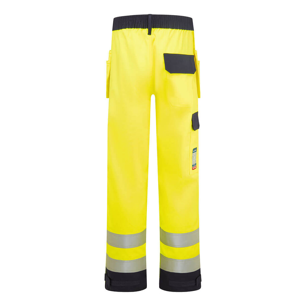 Portwest Bizflame Work Hi-Vis Contrast FR Holster Trousers FR440