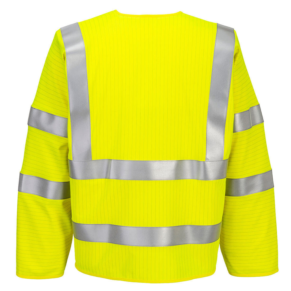 Portwest Bizflame Hi-Vis FR Long Sleeve Zip Vest FR616