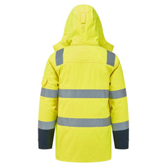 Portwest Bizflame Rain+ Hi-Vis Multi-Norm Contrast FR Winter Jacket FR617