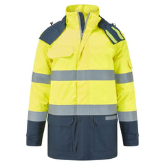 Portwest Bizflame Rain+ Hi-Vis Multi-Norm Contrast FR Winter Jacket FR617