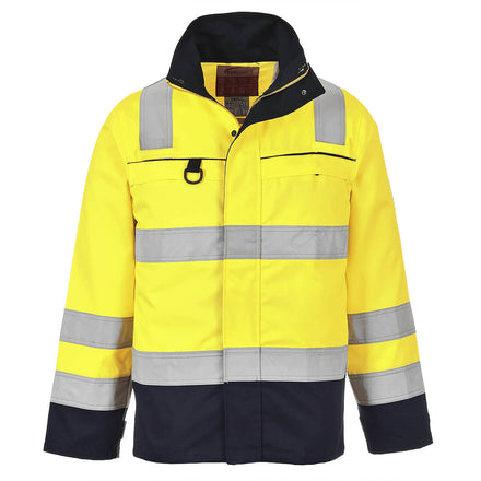 Portwest Bizflame Work Hi-Vis Multi-Norm Contrast FR Jacket FR61