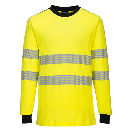Portwest PW3 Modaflame Knit Hi-Vis FR Long Sleeve T-Shirt FR701