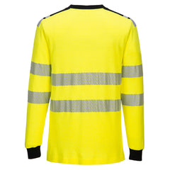 Portwest PW3 Modaflame Knit Hi-Vis FR Long Sleeve T-Shirt FR701
