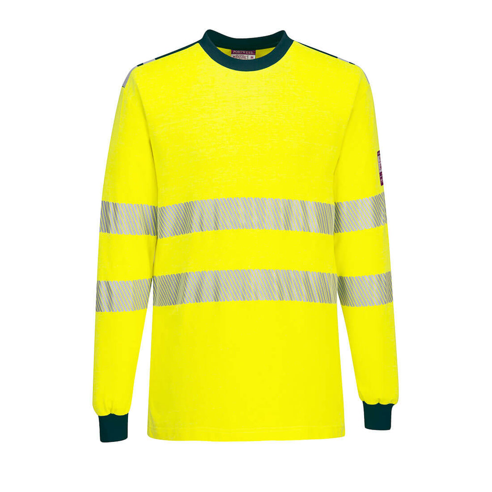 Portwest PW3 Modaflame Knit Hi-Vis FR Long Sleeve T-Shirt FR701