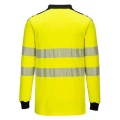 Portwest PW3 Modaflame Knit Hi-Vis FR Long Sleeve Polo Shirt FR702