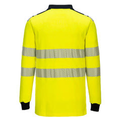Portwest PW3 Modaflame Knit Hi-Vis FR Long Sleeve Polo Shirt FR702