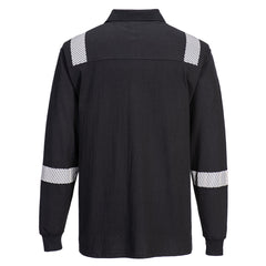 Portwest WX3 Modaflame Knit FR Long Sleeve Polo Shirt FR711