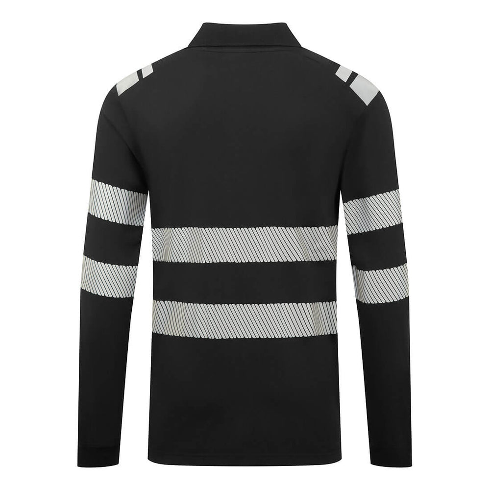 Portwest PW3 Modaflame Knit FR Long Sleeve Polo Shirt FR733