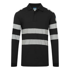 Portwest PW3 Modaflame Knit FR Long Sleeve Polo Shirt FR733