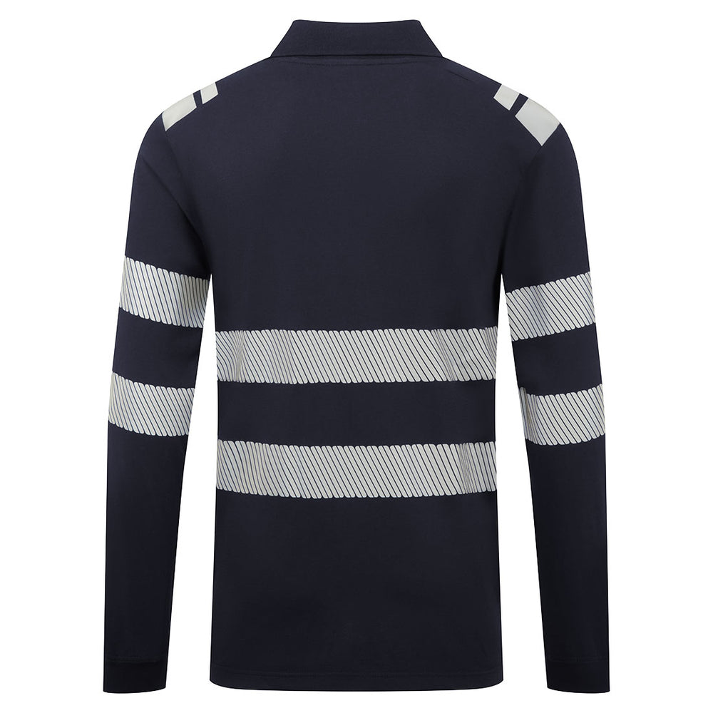 Portwest PW3 Modaflame Knit FR Long Sleeve Polo Shirt FR733