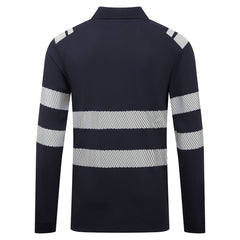 Portwest PW3 Modaflame Knit FR Long Sleeve Polo Shirt FR733
