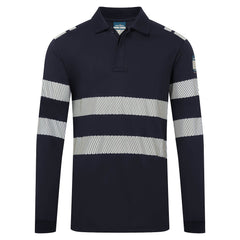 Portwest PW3 Modaflame Knit FR Long Sleeve Polo Shirt FR733