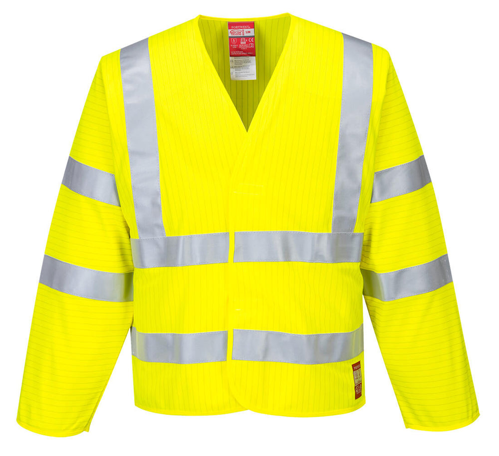 Portwest Bizflame Hi-Vis FR Long Sleeve Vest FR85