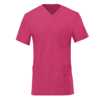 Size Medium Magenta Alexandra Unisex lightweight Scrub Top (D397)