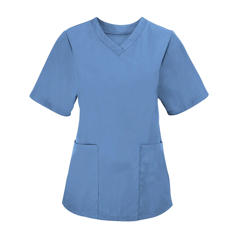Size S Alexandra Metro Blue Women’s Lightweight Scrub Tunic (NF26)