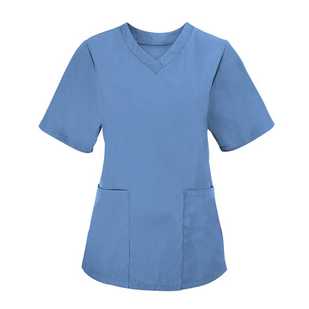Size S Alexandra Metro Blue Women’s Lightweight Scrub Tunic (NF26)