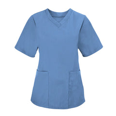 Size S Alexandra Metro Blue Women’s Lightweight Scrub Tunic (NF26)