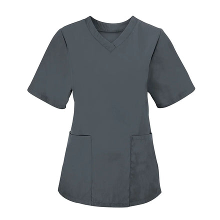 Size XS Alexandra Grey Women’s Lightweight Scrub Tunic (NF26)