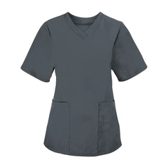 Size XS Alexandra Grey Women’s Lightweight Scrub Tunic (NF26)