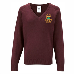 Our Lady's Knitted V Neck Jumper