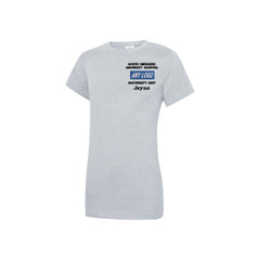 UK Healthcare Badge Ladies Fitted Round Neck T-Shirt