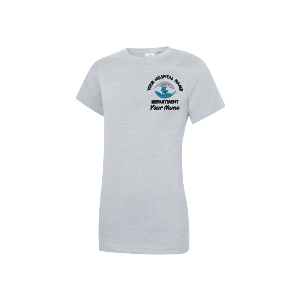 Ophthalmology Ladies Fitted Round Neck T-Shirt