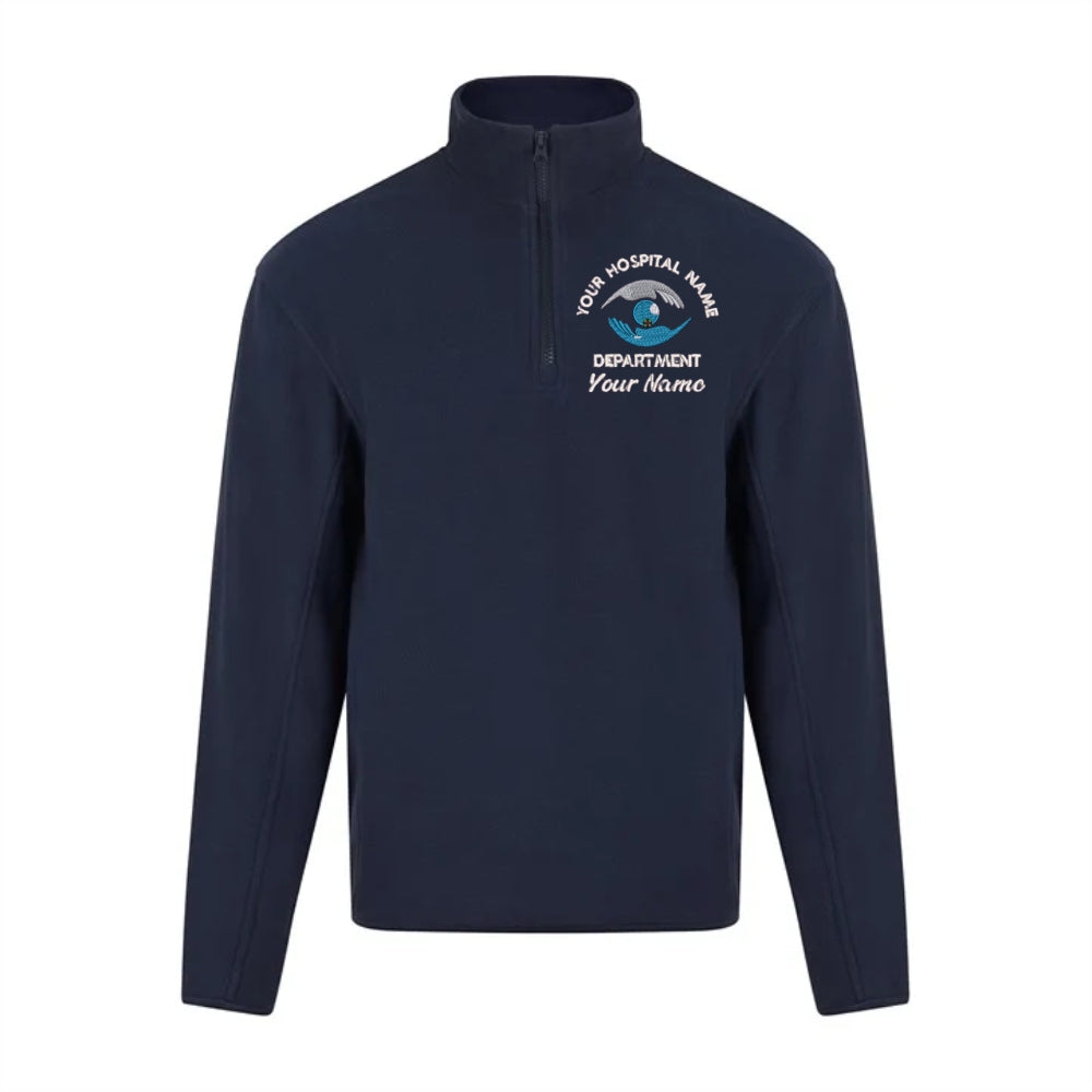 Ophthalmology Quarter Zip Micro Fleece Jacket