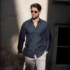 Torrance modern fit – raw and stylish denim shirt