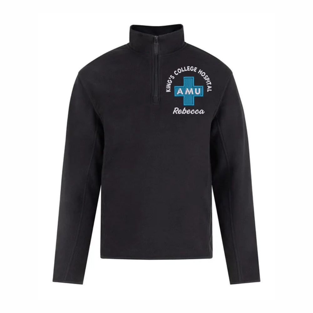 A.M.U Quarter Zip Micro Fleece Jacket