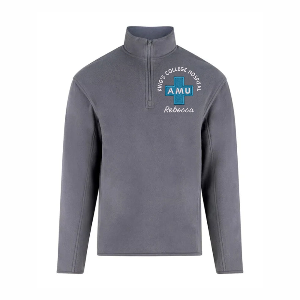 A.M.U Quarter Zip Micro Fleece Jacket